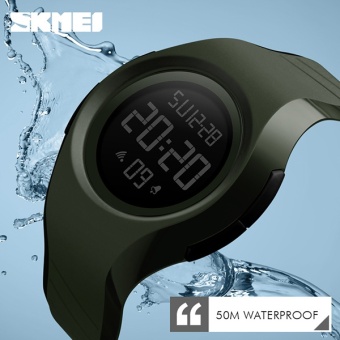 SKMEI merek olahraga Smart Fashion Watch Waterproof Digital Mens Watches Outdoor kalori Bluetooth jam tangan 1249 - intl  