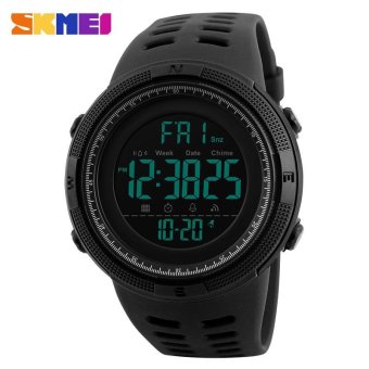 SKMEI merek Watch 1250 Fashion jam tangan Pedometer kalori Digital Watch untuk Apple IOS Android sistem pria wanita Waterproof olahraga Watches  