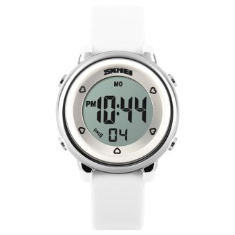 SKMEI New Fashion Sports Children Watch 1100 Digital Watches Waterproof Alarm Back Light Digital Complete calendar Wristwatch - intl  
