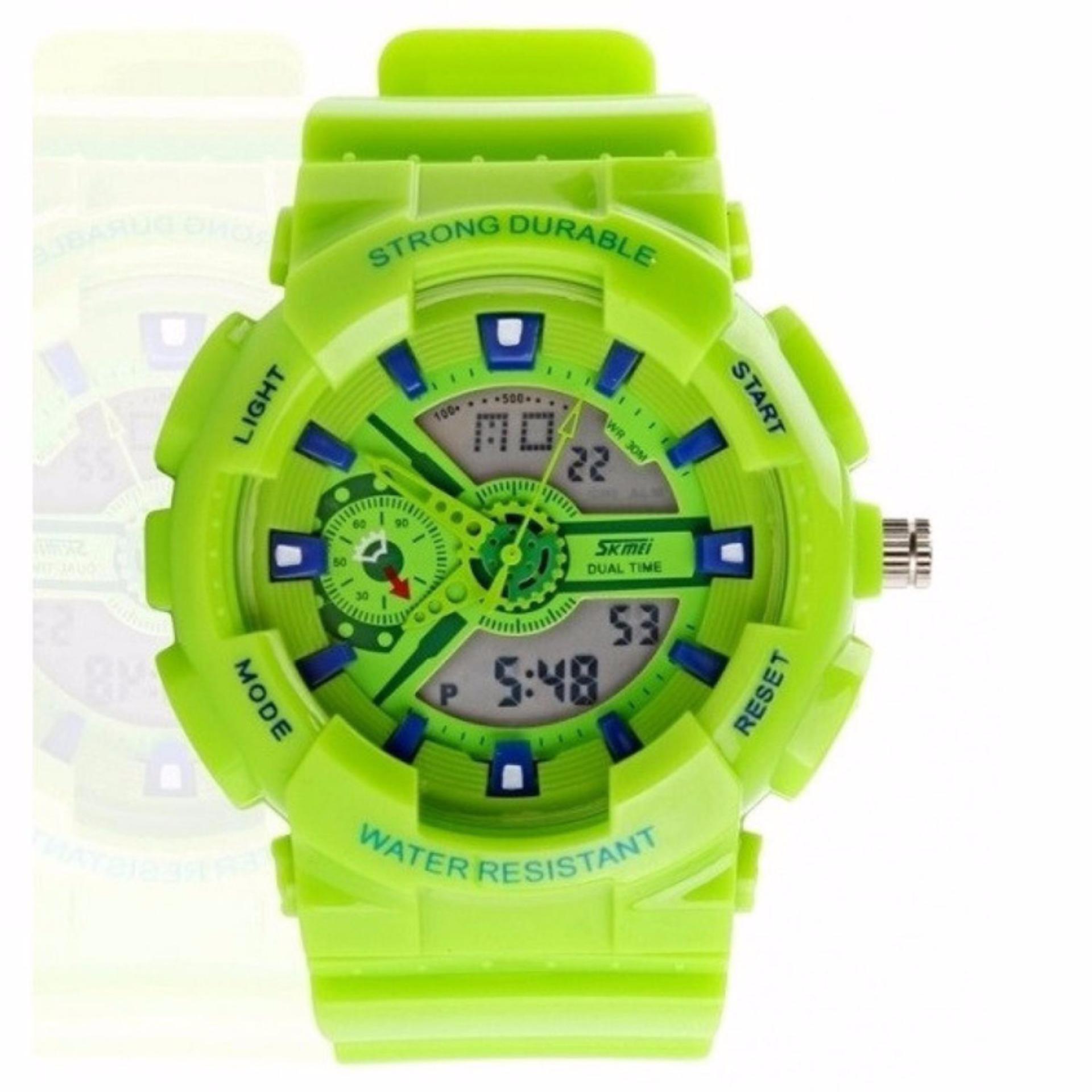 SKMEI S-Shock Sport Men LED Anti Air Water Resistant WR 50m AD0929 Jam Tangan Pria Tali Strap Karet Day Date Digital Alarm Wristwatch Wrist Watch Fashion ...