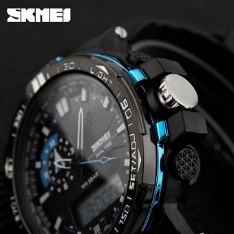 SKMEI Shelter - Jam Tangan Pria - Biru - Tali Karet - 1081 Blue Edition Pebruari 2019 - 4 SKMEI Shelter - Jam Tangan Pria - Biru - Tali Karet - 1081 Blue Edition - 4
