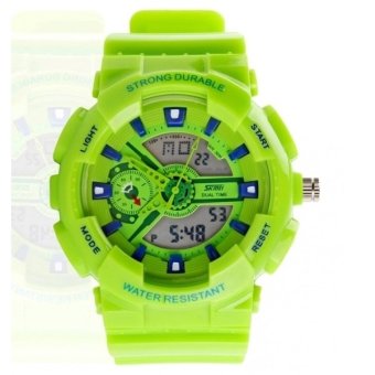 SKMEI Sport LED Watch Water Resistant 50m - AD0929 - Green  