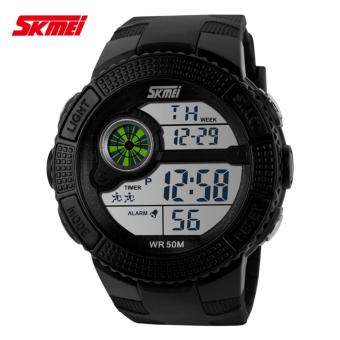 SKMEI Sport Watch 1027 Original Water Resistant 50M - Black  