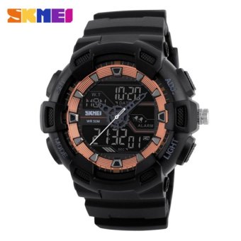 Skmei Sports Watch for men / boy / student / gentleman DigitalWatches LED Water Resistant 1189 Red - intl  