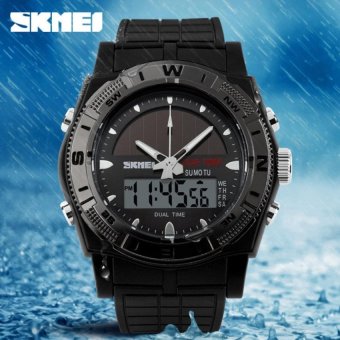 Skmei Sports Watch for Men / Boy / Student / Mens Digital WatchesLED Water Resistant 0981 Blue - intl  