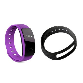 Smart Sport Bracelet Band Wristband Pedometer Sleep Calorie Heart Rate Monitor Men and Woman - intl  