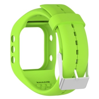 Soft Silicone Rubber Watch Band Wrist Strap For Polar A300 Fitness watch GN - intl  