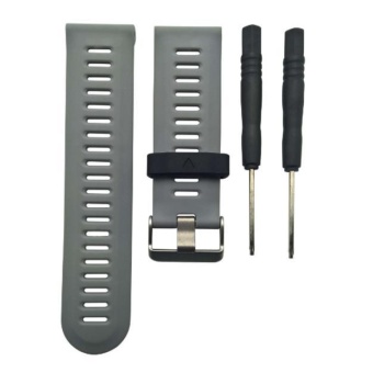 Soft Silicone Strap Replacement Watch Band With Tools For Garmin Fenix 3 GY - intl  