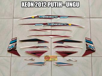 Gambar Striping Xeon 2012 Putih   Ungu