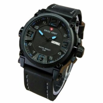 Rp 153.450. CEK HARGA DISKON 🡲. SWIS ARMY SA 1616 LBK - JAM TANGAN PRIA KULIT
