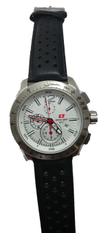 Swiss Army Chronograph Jam Tangan Pria - Hitam - Strap Kulit - SA 2076 M - Limited Edition  