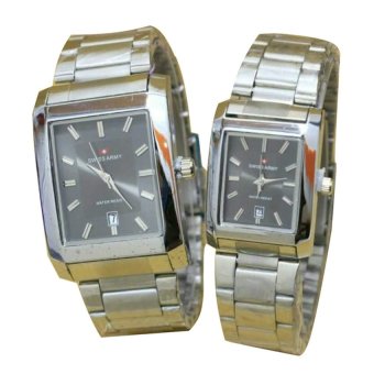 Swiss Army Couple - Jam Tangan Pasangan-Stainless Steel - SA 2903  