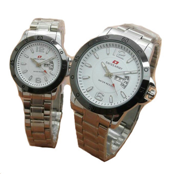 Swiss Army - Jam Tangan Couple - Stainess Steel - SA 1580 SW  