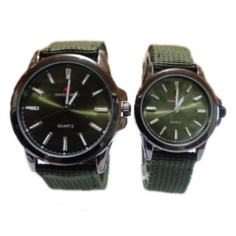 Swiss Army Jam Tangan Pria - Couple - Kanvas Strap -SA 5092 LR  