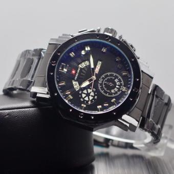 Swiss Army - Jam Tangan Pria - Hitam - Strap Stainless - SA 2408