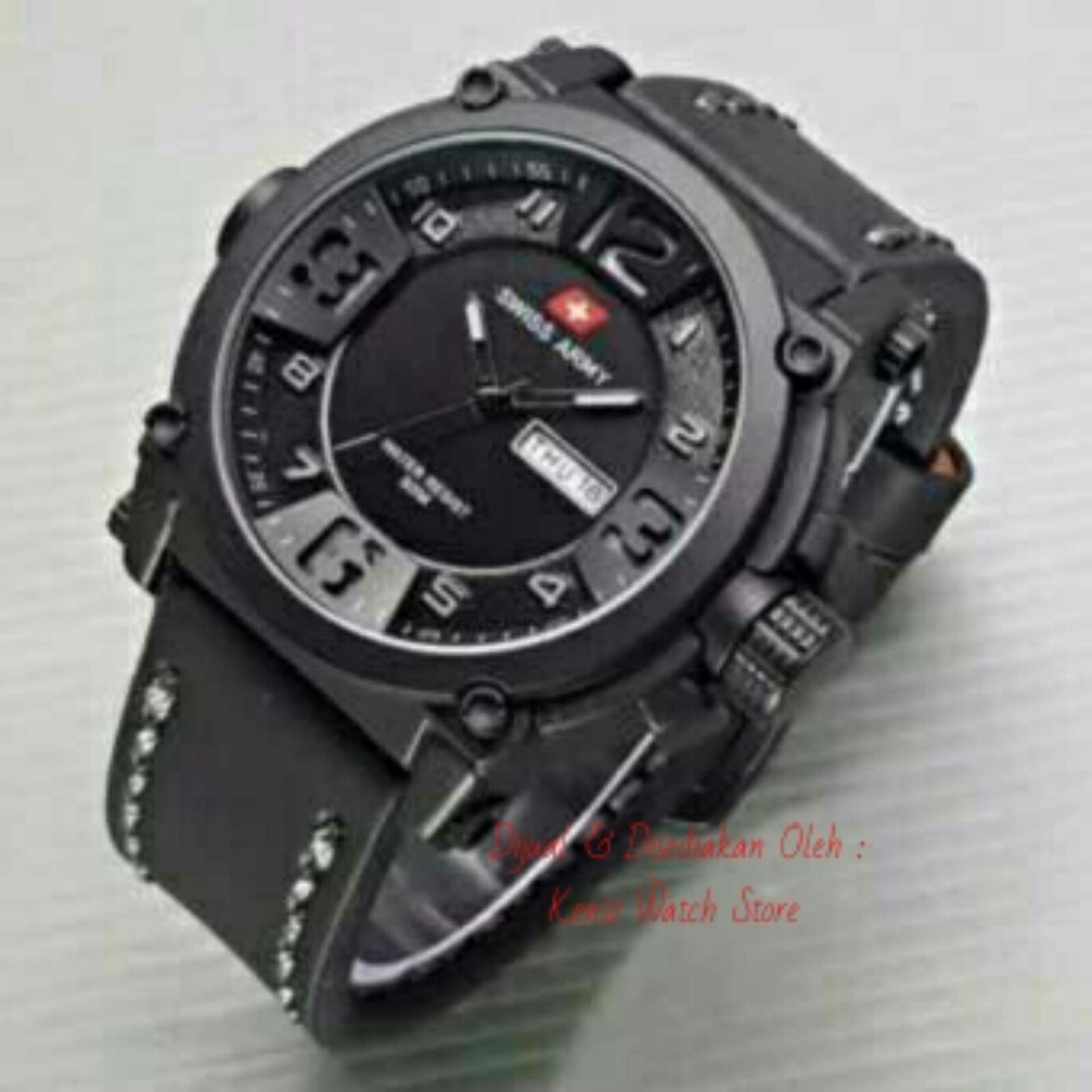 Swiss Army Original Jam Tangan Pria Crono Aktif Strap High Quality Wanita Terbaru Source · SWISS ARMY PRIA EKSLUSIVE STRAP TALI KULIT ORY TERBARU