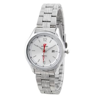 Swiss Army Women Fashion Jam Tangan Wanita - Stainless - Silver - SA 1137-HA  