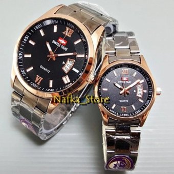 Swiss Army/TIME Couple - Stainless Steel - Rose Gold - SA 1470-RZ S Couple  