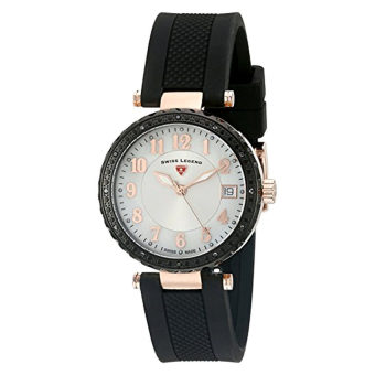 Swiss Legend Women's 16002SM-RG-02-BB Sea Breeze Analog Display Swiss Quartz Black Watch (Intl)  