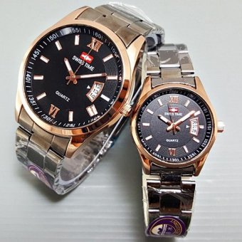Swiss Time - Couple - Stainless Steel - Blackgold - ST 1574 CPL  