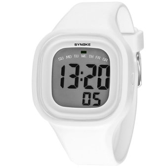 Synoke 66896 Women Waterproof Sport Watch Cool Fashion Digital Wristwatch Black MZ4D1 (Color:c2) - intl  