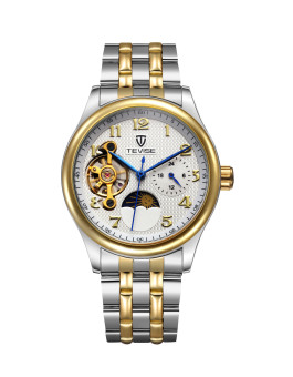 Tevise 8466-9FEI-JB-G Top Brand Luxury Digital Casual Watch Men Business Wristwatch Automatic Mechanical Fashion Wrist Watches  
