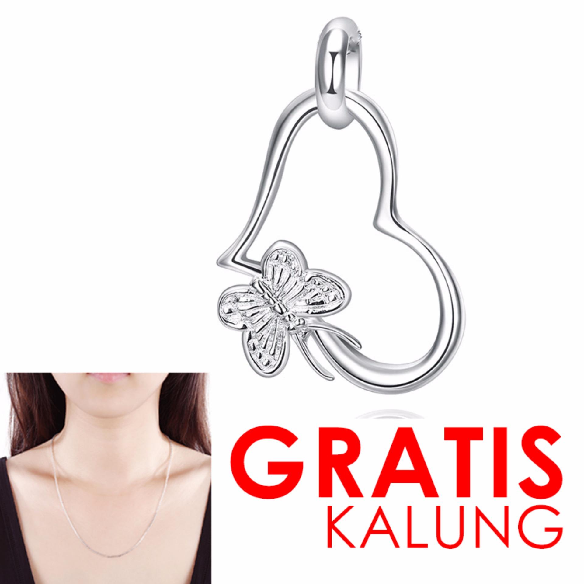 Promo Tiaria Kalung Lknspcn482 Aksesoris Lapis Silver L Gratis Source GRATIS KALUNG Lazada .