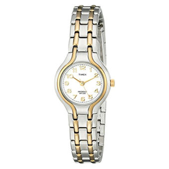 Timex Women's T27191 Elevated Classics Sport-Chic Two-Tone Bracelet Watch - Intl  