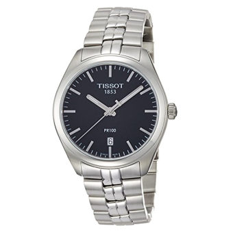 Tissot Men's 'PR 100' Swiss Quartz Stainless Steel Casual Watch, Color:Silver-Toned (Model: T1014101105100) (Intl)  