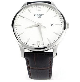 Tissot Men's T063.610.16.037.00 Tradition Silver-Tone Stainless Steel Watch - intl  