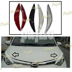 Toyota Calya Daihatsu Sigra Mata Sipit Aksesoris Alis Headlamp Head Lamp Cover Pelindung Lampu Depan Utama Fiber Atas Calya Sigra