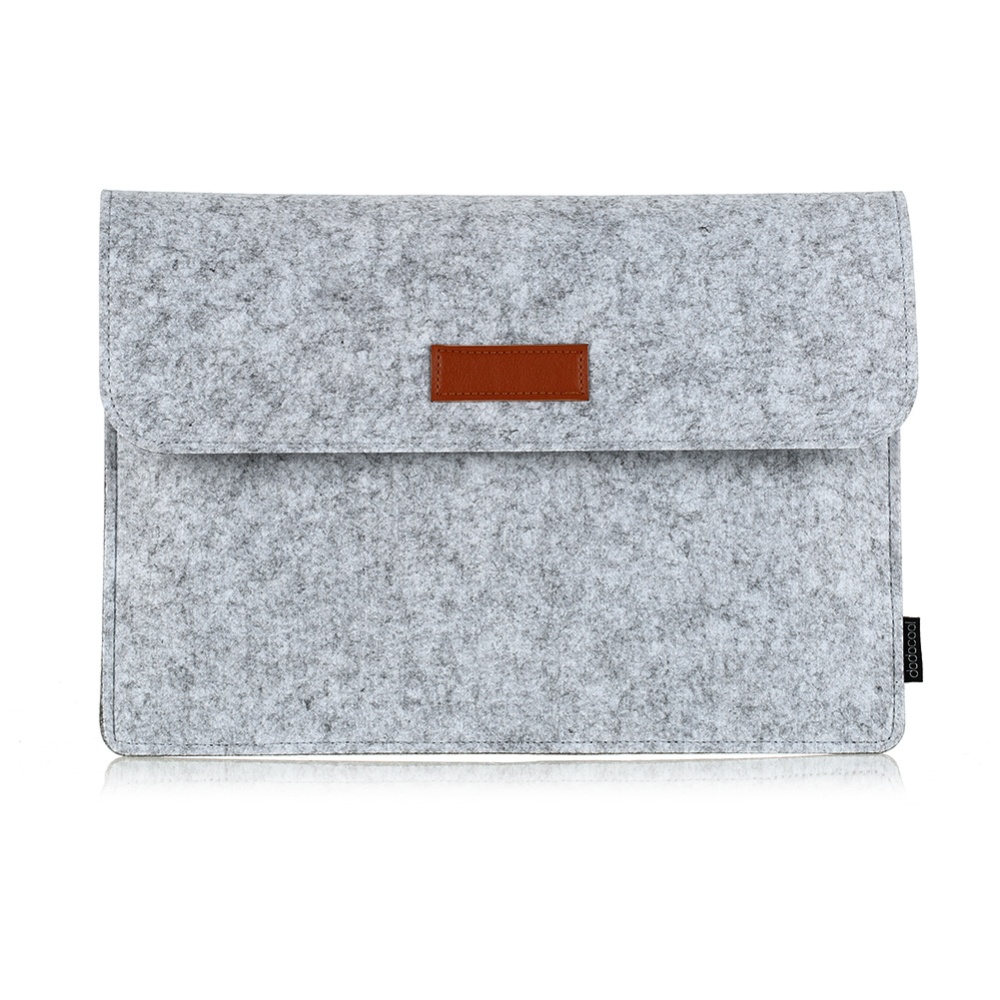 Travel Luggage Koper 13.3-Inch Felt Sleeve Cover Carrying Case Tas Pelindung 4 Kompartemen dengan Mouse Pouch untuk Apple 13 MacBook Air/13 MacBook Pro/13 \