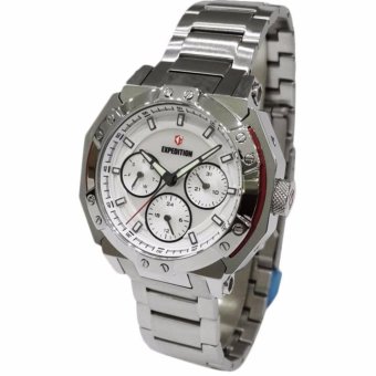 Triple 8 Collection - Expedition 6385BFBSSSL Silver - Jam Tangan Pria  