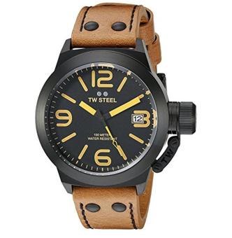 TW Steel Men's CS41 Analog Display Quartz Brown Watch - intl  