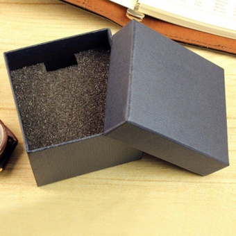 UINN Fashion Luxury Design Durable Present Gift Box Case Beautiful Watch Box Case blue lattice - intl  