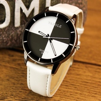 Ulamore Womens Watches Flower Fashion Leather Analog Quartz Vogue Wrist Watch - intl  