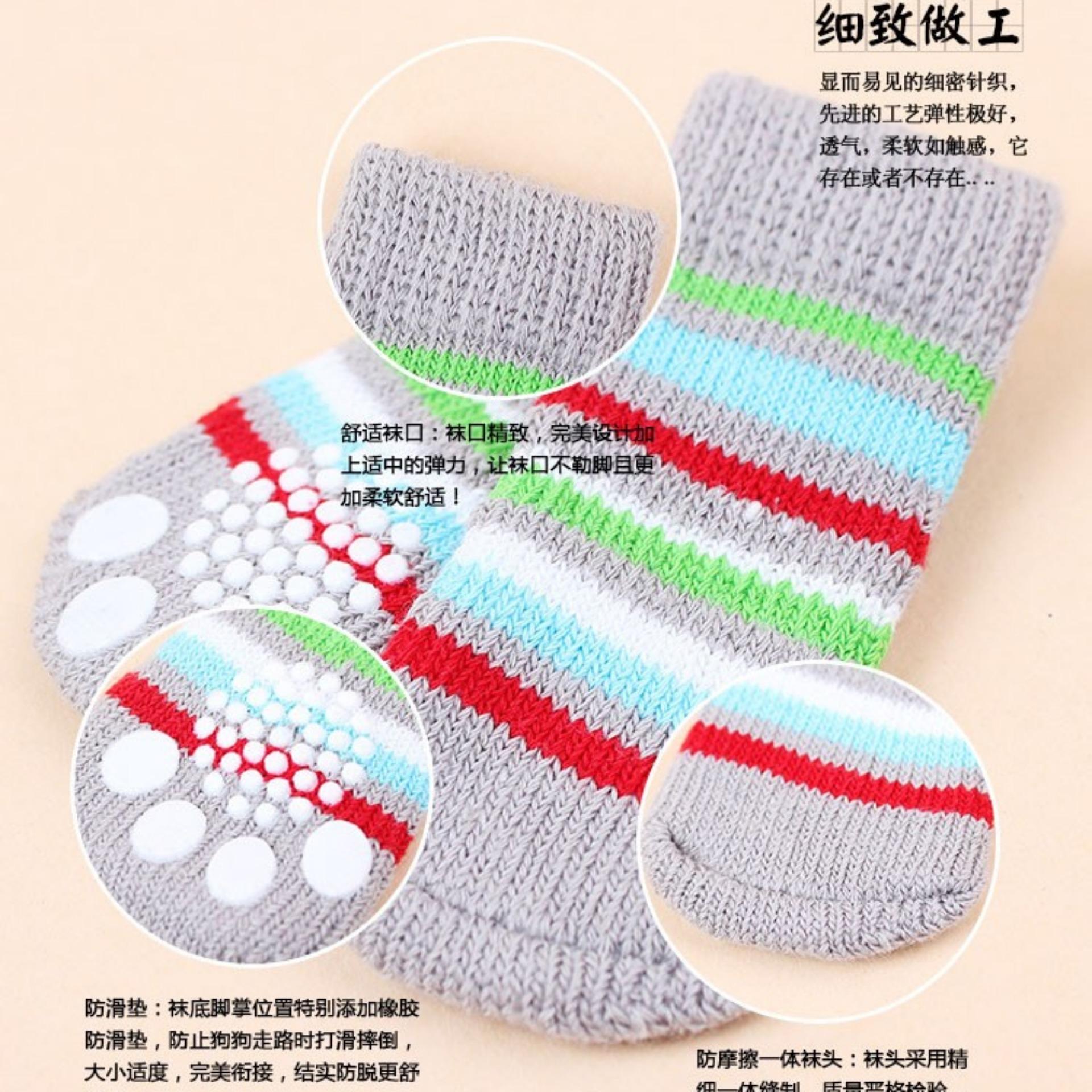 Unipet Kaos Kaki Anjing Kucing Dog Cat Sock Size M ..