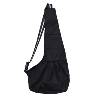 Gambar voovrof Oxford Cloth Cat Puppy Pet Dog Sling Carrier Bag Travel Handbag (Black,L)   intl
