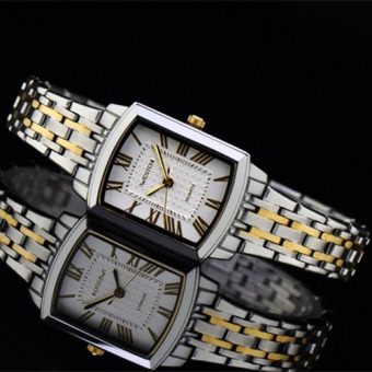 wanying Authentic West Chi westchi Fashion Square Silver Lady square quartz watch W6126L (1 X women Watch) - intl  