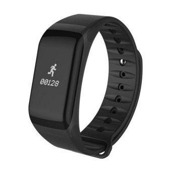 Watch Strap Bracelet F1 Heart Rate Monitor Smart Wristband withSleep Monitoring Sedentary Reminder - Black(Not Specified)(OVERSEAS) - intl  