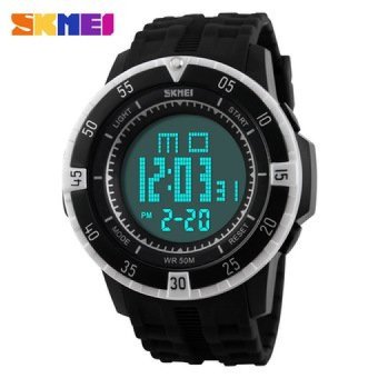 Watches Men 2017 New Fashion Digital LED Watches Casual YoungSports Army Military Wristwatch Brand 50M Waterproof Clock(Not Specified)(OVERSEAS) - intl  