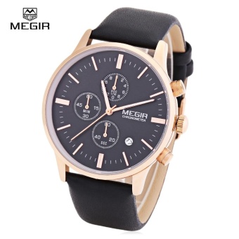 Water Resistant Male Japan Quartz Watch with Date Function Three Working Sub-dials - intl  
