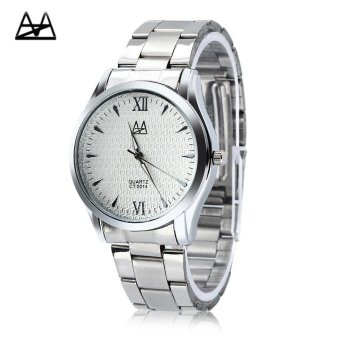[WHITE] Zuimeier CT0014 Male Quartz Stainless Steel Strap Watch - intl  