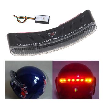 Gambar Wireless Motorcycle Helmet Indicator LED   Lampu Indikator Helm  Black