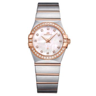 wuhup Genuine /senaro brand Diamond Ladies Watch Jarno st quartz movement watch 3168L (Rose Gold)  