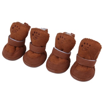 Gambar xaqiwe 4 Packz Dog Shoes Winter Anti Skid Cotton Warm Shoes ForSmall Dogs  Kaiki (M)   intl