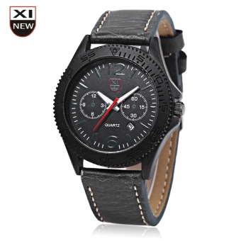Xinew 2168 Male Quartz Watch Date Display Luminous Pointer Decorative Sub-dial Wristwatch  