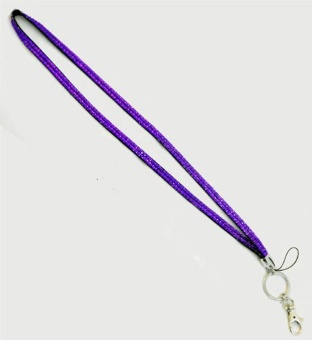 Gambar xudzhe New Bling Crystal Rhinestone Lanyard Id Badge Key CardHolder,Purple   intl