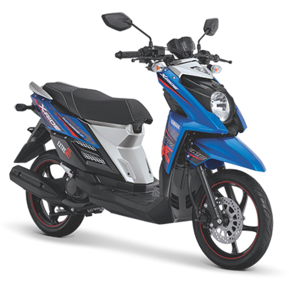 Gambar Gaya Modifikasi Motor X Ride Warna Biru Konsepmodif