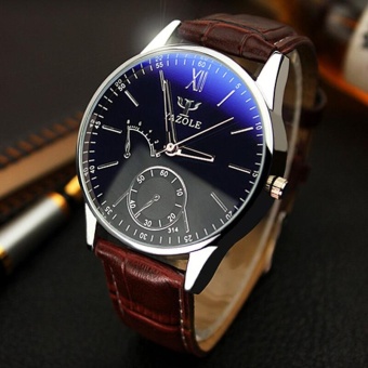 YAZOLE Men Quartz Watch Top Famous Brand 2017 Luxury Wristwatch Male Clock Wrist Watch Business Quartz-watch - intl  